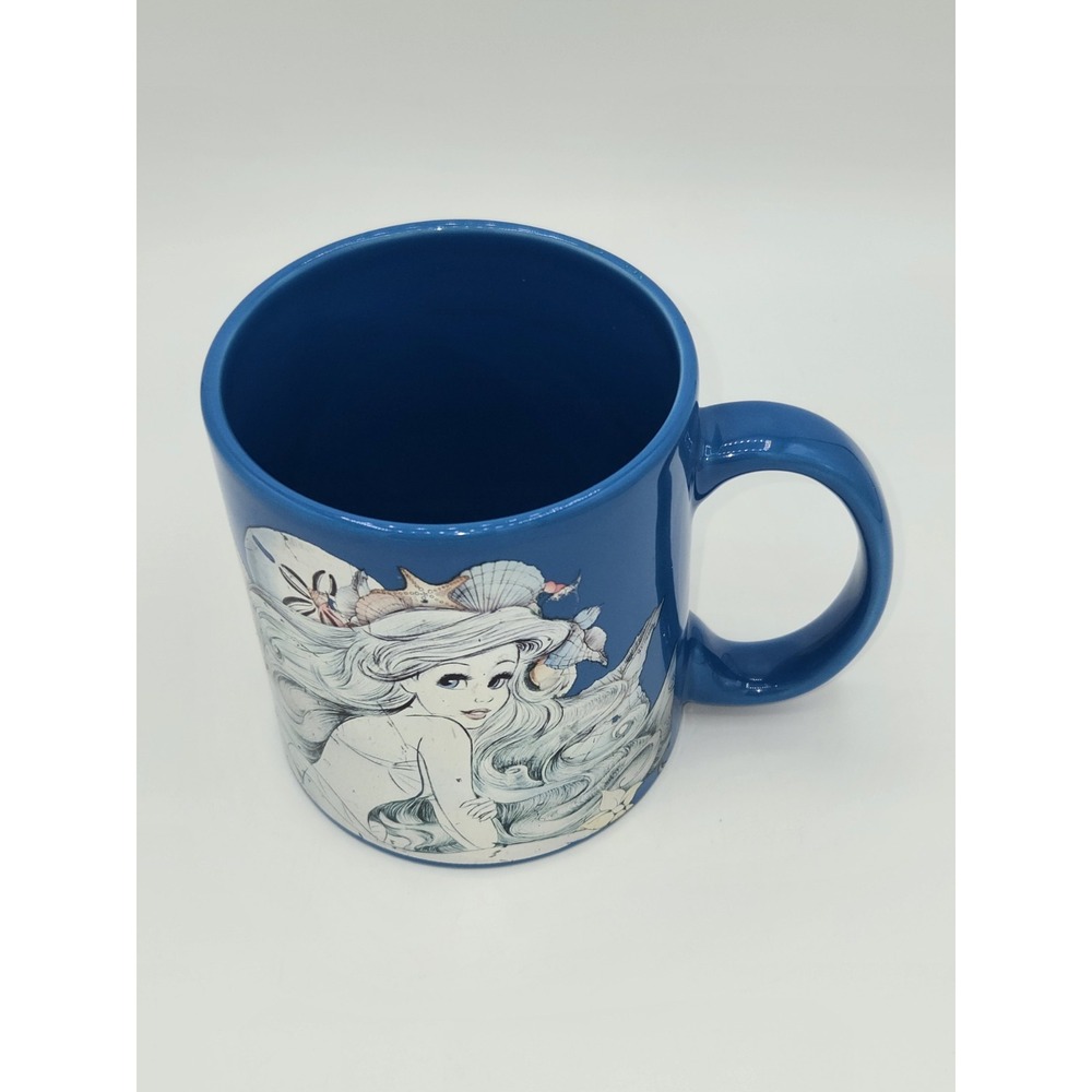 DISNEY The Little Mermaid Ariel Blue Metallic Holographic Coffe Cup‎ Mug 20oz - Picture 5 of 7